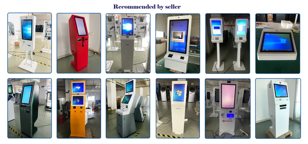 Vertical 19" Intelligent Self Service Restaurant Order Kiosk Ticket Vending Machine Self Checkout Kiosk