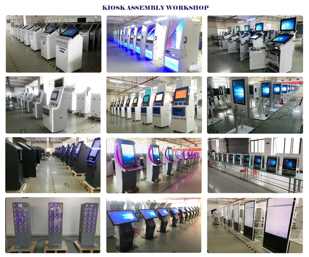 Vertical 19" Intelligent Self Service Restaurant Order Kiosk Ticket Vending Machine Self Checkout Kiosk