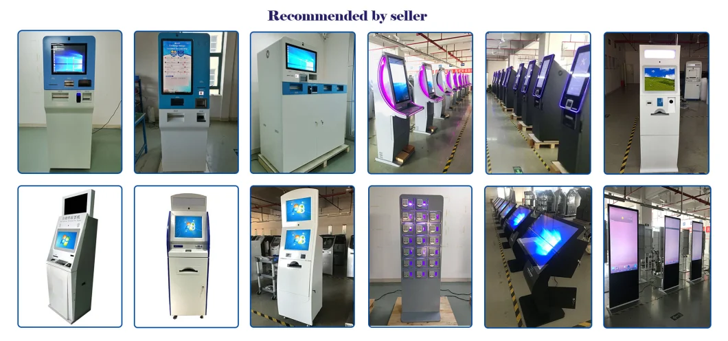 Vertical 19" Intelligent Self Service Restaurant Order Kiosk Ticket Vending Machine Self Checkout Kiosk