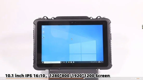 Tablette robuste de 10,1 pouces avec système d'exploitation Win 10 PRO pour les applications industrielles de véhicules