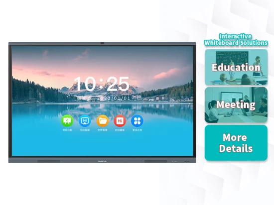 65 pouces 4K Smart Television Digital Whiteboard Smart Board pour la réunion d'éducation en ligne