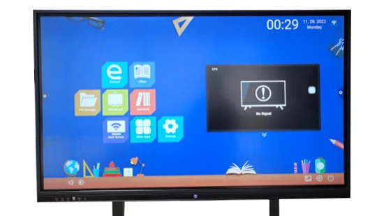 Nouvel Android 11 105 pouces infrarouge tactile ordinateur Smart Board Miboard kiosque conférence tableau blanc écran tactile interactif écran plat