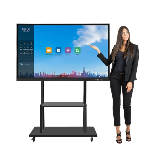 Fabricants OEM Ifpd Ifp Android Windows 65 75 86 98 100 pouces 4K Affichage Smart Board Écran Tactile Numérique Tout en Un PC Écran Plat Interactif pour l'Éducation