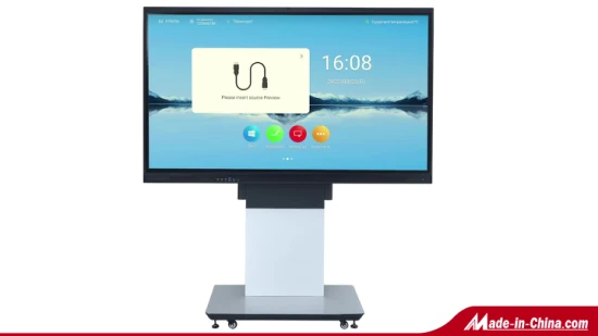 86 pouces 75 pouces Android 11.0 écran tactile tableau blanc interactif entreprise écran plat interactif pour les entreprises avec ZOOM et équipes