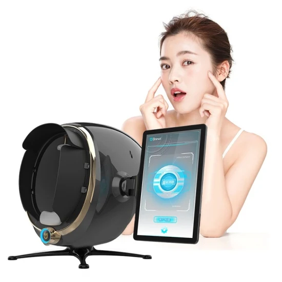 Nouvel appareil photo numérique professionnel Scan Face 4D 8d Smart Magic Mirror Scanner Analyseur de test de la peau du visage Analyse Visia du visage Équipement de beauté