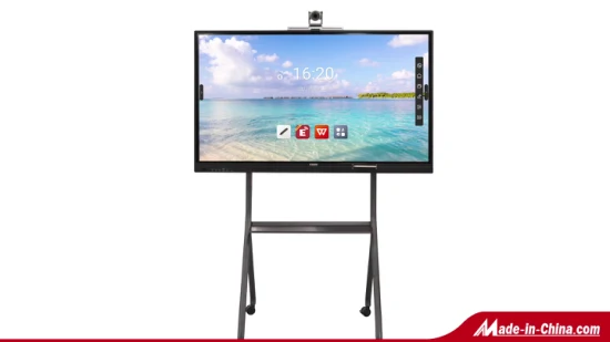 4K 86 pouces salle de classe numérique smart board prix caméra intégrée et micro écran plat interactif pour l'enseignement
